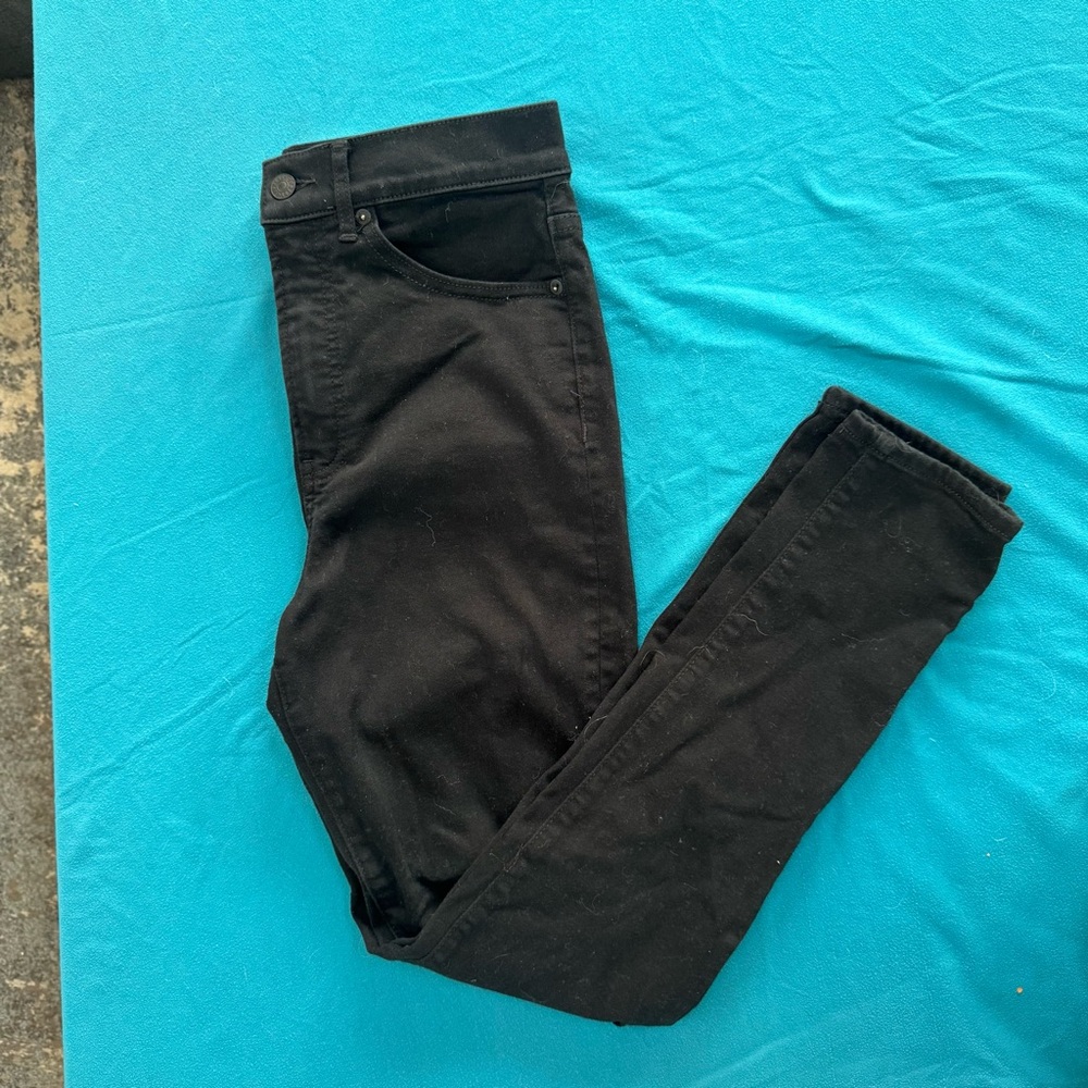 Express Women's Jet Black Skinny Jeans